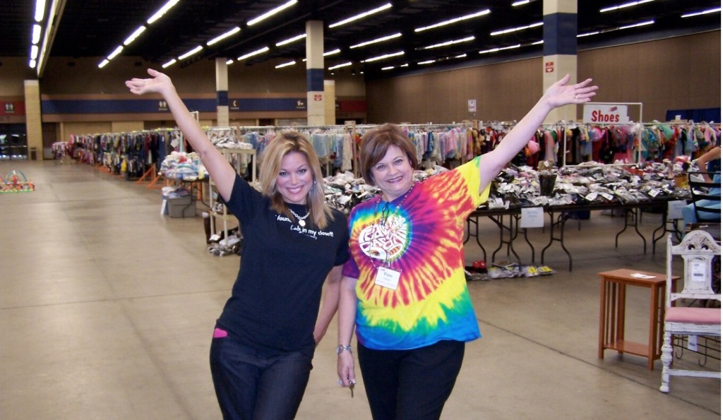 Pam and Shannon launch consignment event
