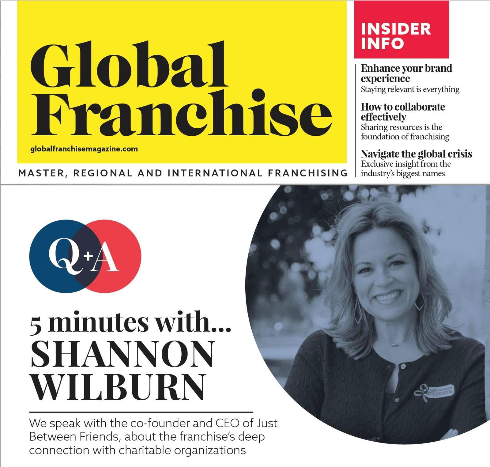 Shannon Wilburn Charity Q-A Global Franchise Magazine